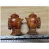 Image 1 : Wooden salt and pepper shakers