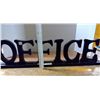 Image 2 : Large wooden Office Sign