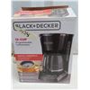 Image 1 : Black & decker 12-cup progammable coffee maker- brand new