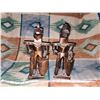 Image 1 : 2 Vintage tin knight figures - 11"H