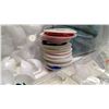 Image 2 : lot of Confetti cards, Ribbons and tiny swan