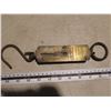 Image 2 : Antique brass salter's pocket balance hangers scale 50lb and hand sickle