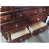 Image 2 : 10 drawer dresser with mirror 46T x 58L x 18" deep