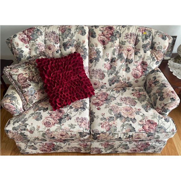 DECOR-REST Floral Print Loveseat 2 Seater 59x36x36