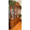 Image 1 : Beautiful Walnut China Hutch Cabinet 65x18x85