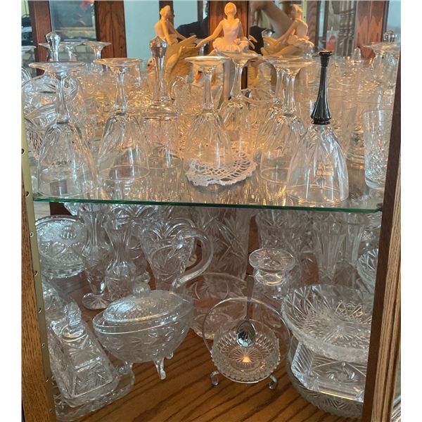 Assortment of Crystal Glassware