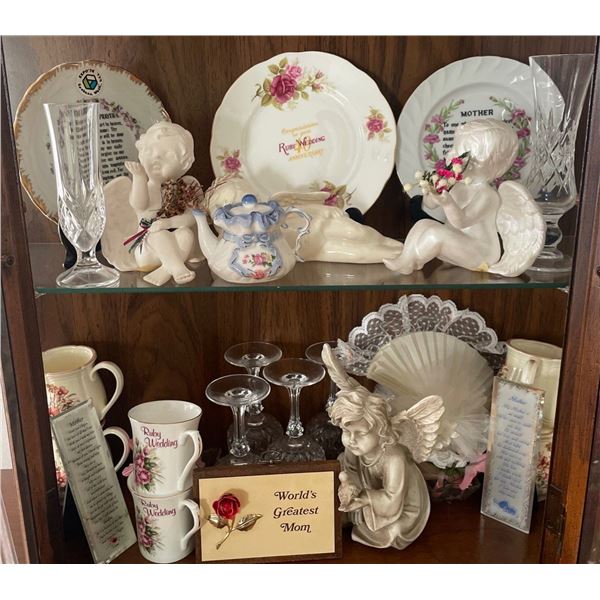 Assorted Glassware Collection Cups Vases & More