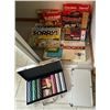 Image 1 : Assorted Board Game Necessities Hours & Hours of Family Fun Monopoly Cribbage Poker Chips & More