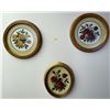 Image 1 : Trio of Vintage Embroidered Wall Art Pictures12x12