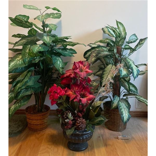Assortment of Artificial House Plants 39T