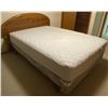 Image 2 : Double Bed Includes Head Board Frame Mattress & Box Spring
