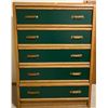 Image 1 : 30x19x45 Wood 5 Drawer Dresser
