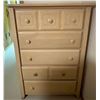 Image 1 : 32x13x47  5 Drawer Naked Oak Dresser