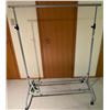 Image 1 : 44W Metal Rolling Rack for Garments or Wet Laundry
