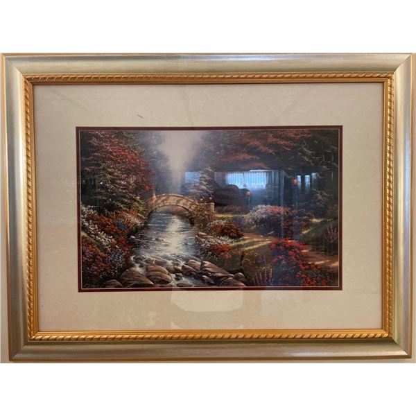 34x26 Art Print Landscape Mystical Meadow w/ A Tumbling Creek