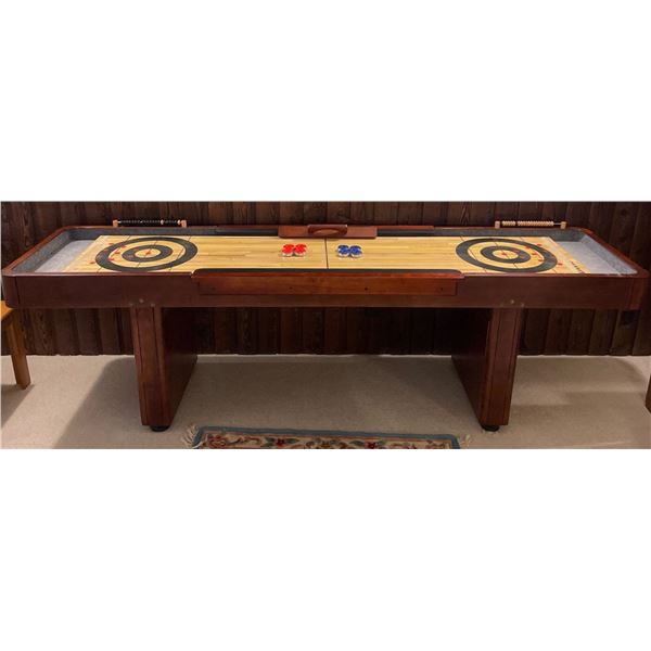 Classic Mahogany Shuffle Board & Accessories