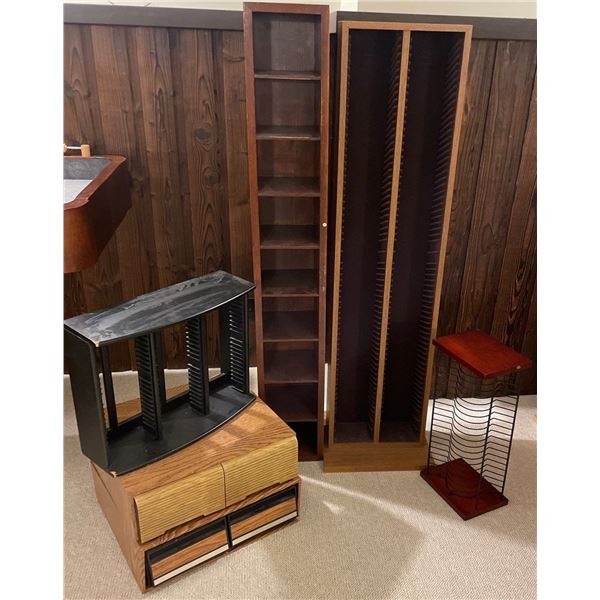 Quick & Convienant Storage Recepticals DVDS VHS CDS & More