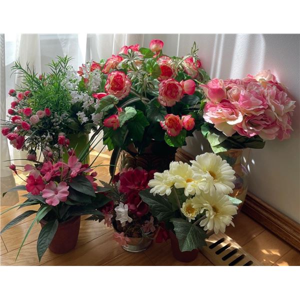 Assorted Synthetic House Plants & Florals