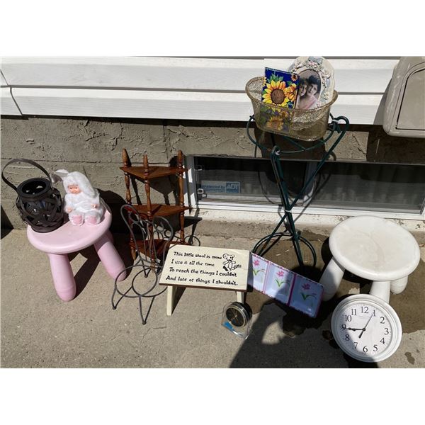 Outdoor/Garden Smalls Mini Chairs Stools Corner Shelf & More