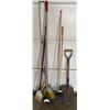 Image 1 : Garage Grounds Maintenance Tools Broom Rake & More