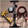 Image 1 : Booster Cables Foot Pump Chauking Dispenser & More