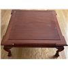 Image 1 : Cherry Oak Craw Foot Square Coffee Table 41x19
