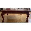 Image 2 : Cherry Oak Craw Foot Square Coffee Table 41x19