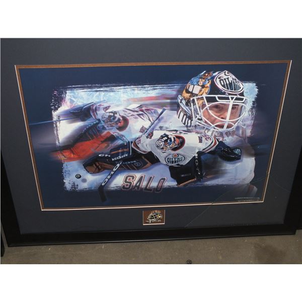 Tommy Salo Edmonton Oilers Picture
