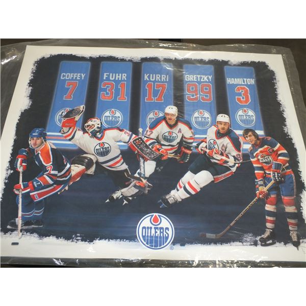 Edmonton Oilers Legends Hockey Picture