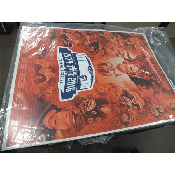 Two Rexall Place 1974 -2016 Farewell Season Prints