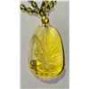 Image 2 : NEPAL YELLOW RUSSET BUDDHA PENDANT