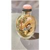 Image 1 : ROCK CRYSTAL INSIDE PAINTED SNUFF BOTTLE
