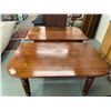 Image 2 : *OS* VICTORIAN MAHOGANY 8 LEGGED TABLE (54 WIDE) WITH LEAF