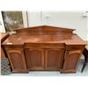 Image 2 : *OS* FLAMED MAHOGANY SIDEBOARD 72  X 22 X 39 WITH CONTENTS