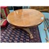 Image 2 : *OS* ANTIQUE MAHOGANY CLAW FOOT ROUND TABLE CIRCA 1910S 47