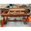 Image 2 : *OS* SOLID OAK HALL SIDE TABLE 58 X 23 X 31