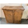 Image 2 : *OS* ANTIQUE PINE CABINET 34 X 14 X 39