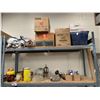 Image 2 : *OS* RACK OF ASSORTED ITEMS INCLUDING; LAMP SHADES, ELECTRICAL CAPS, LIGHTS & MORE (RACK NOT INCL...