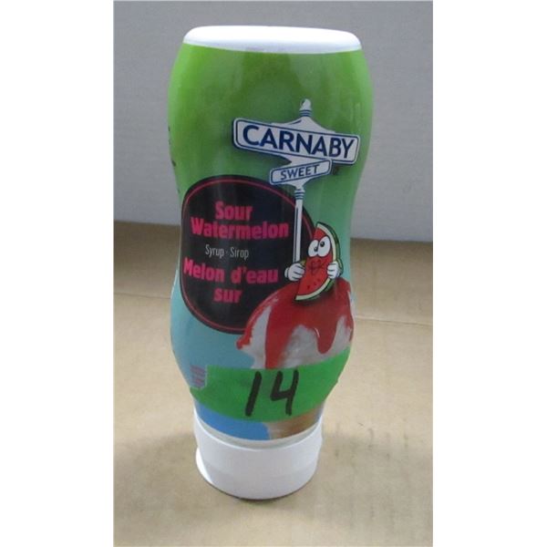 SHELF PULLS (AS IS):  SOUR WATERMELON SYRUP