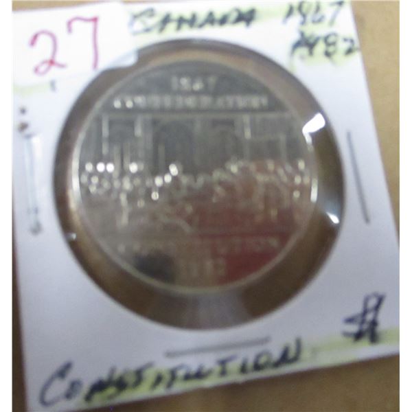1867 - 1982 CANADA CONSTITUTION DOLLAR