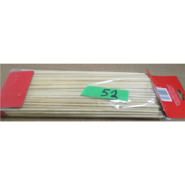 STORE CLOSE-OUT (AS IS):  100 BAMBOO SKEWERS (100) - PACKAGE