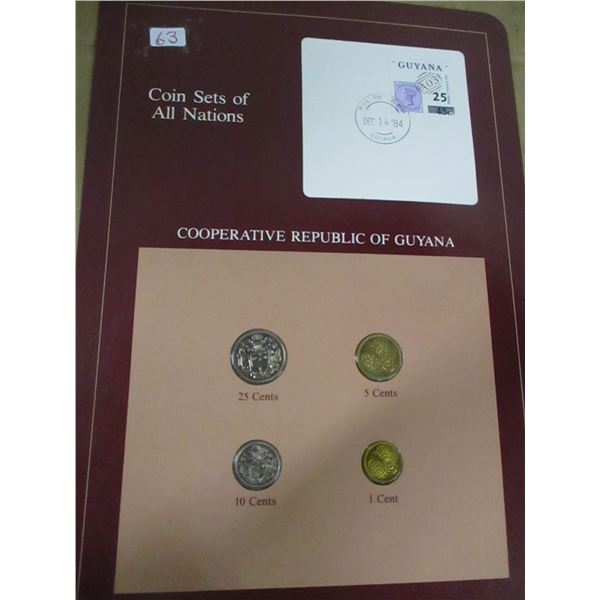 GUYANA MINT COIN SET