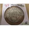 Image 1 : 1918 NEWFOUNDLAND KING GEORGE V SILVER HALF DOLLAR
