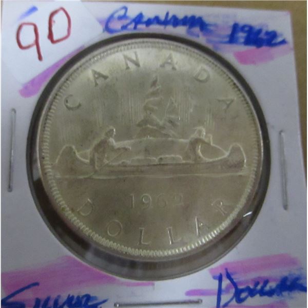 1962 CANADA SILVER DOLLAR