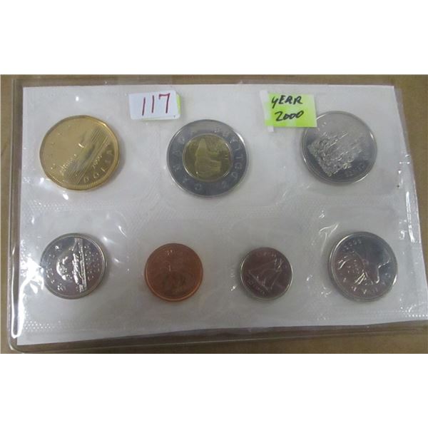YEAR 2000 CANADA MINT SEALED COIN SET