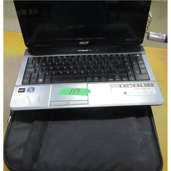 UNCLAIMED STORAGE (AS IS):  ACER LAPTOP & CASE