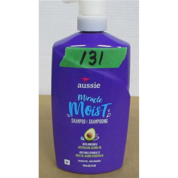 SHELF PULLS (AS IS):  AUSSIE MOIST SHAMPOO (176 ML) - BOTTLE
