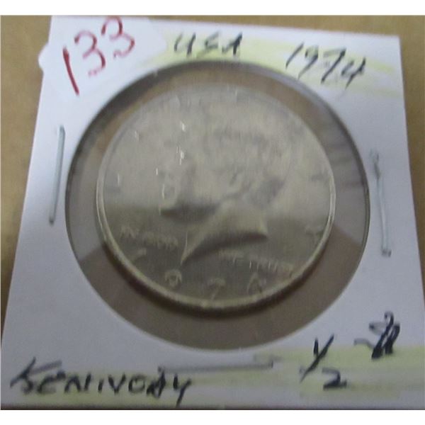 1974 USA KENNEDY HALF DOLLAR