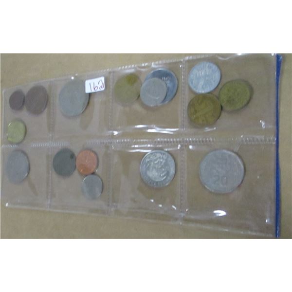 STOCK SHEET OF WORLD COLLECTABLE COINS