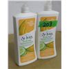 Image 1 : SHELF PULLS (AS IS):  2 BODY LOTION